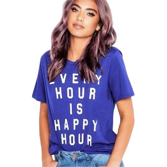 WILDFOX Always Happy Keke Tee S - Picture 2 of 7